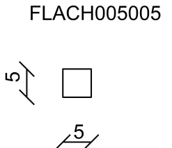FN Neuhofer Flachleiste 240 cm 5 x 5 mm Fichte/Kiefer