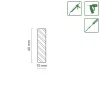 FN Neuhofer Flachleiste 210 cm 40 x 10 mm Buche
