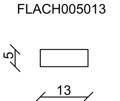 FN Neuhofer Flachleiste 95 cm 13 x 5 mm Buche