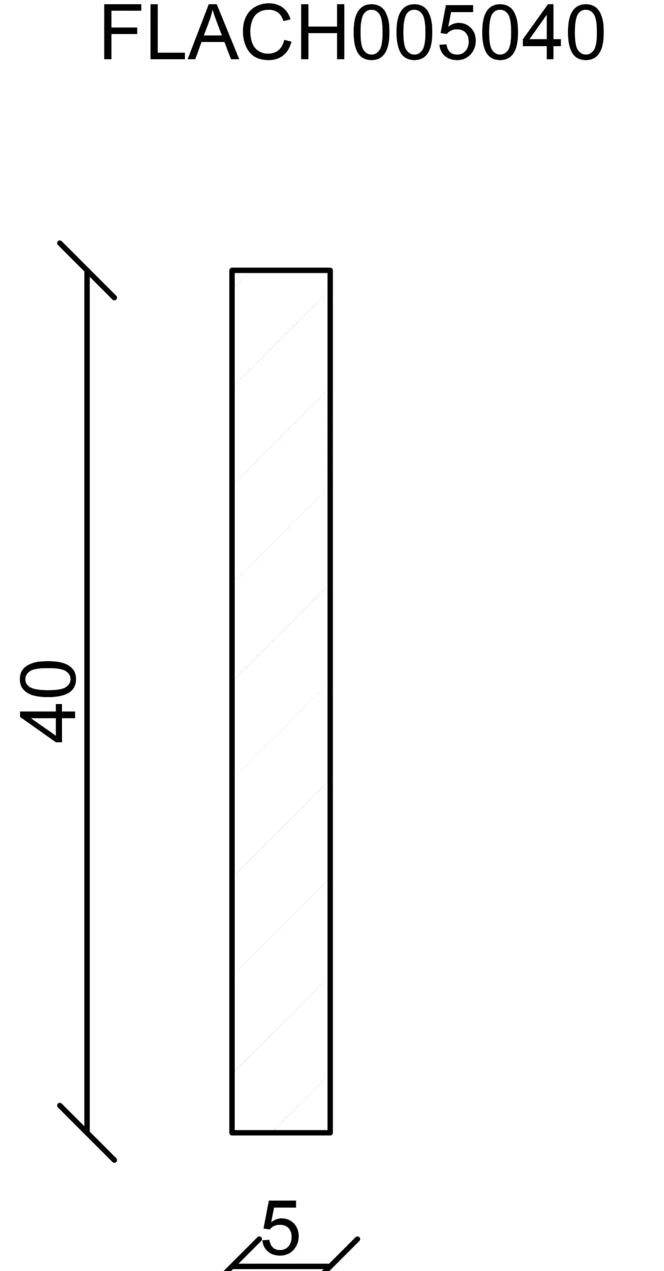 FN Neuhofer Flachleiste 240 cm 40 x 5 mm Fichte/Kiefer