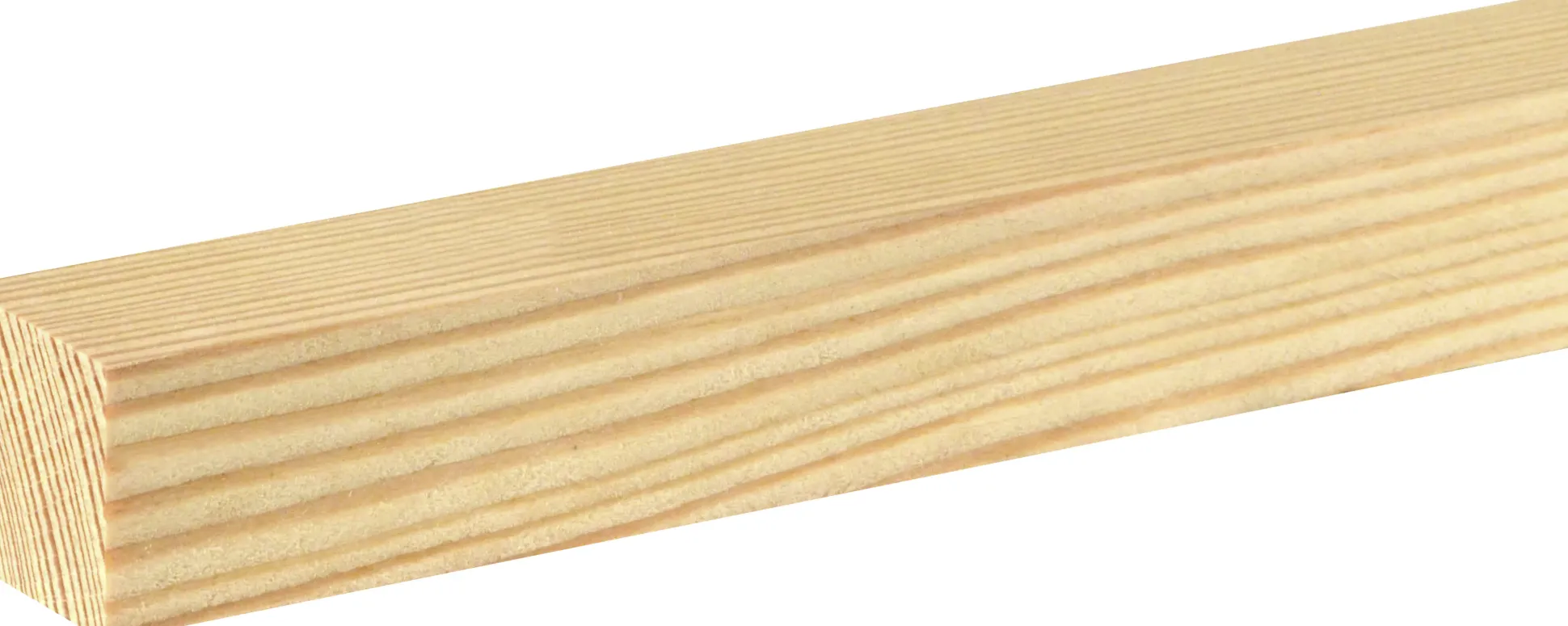 FN Neuhofer Flachleiste 200 cm 28 x 28 mm Lärche roh