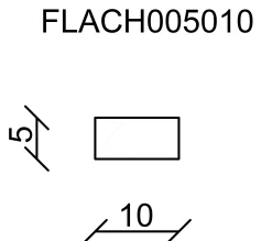 FN Neuhofer Flachleiste 100 cm 10 x 5 mm Fichte/Kiefer