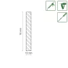 FN Neuhofer Flachleiste 240 cm 70 x 10 mm Fichte/Kiefer