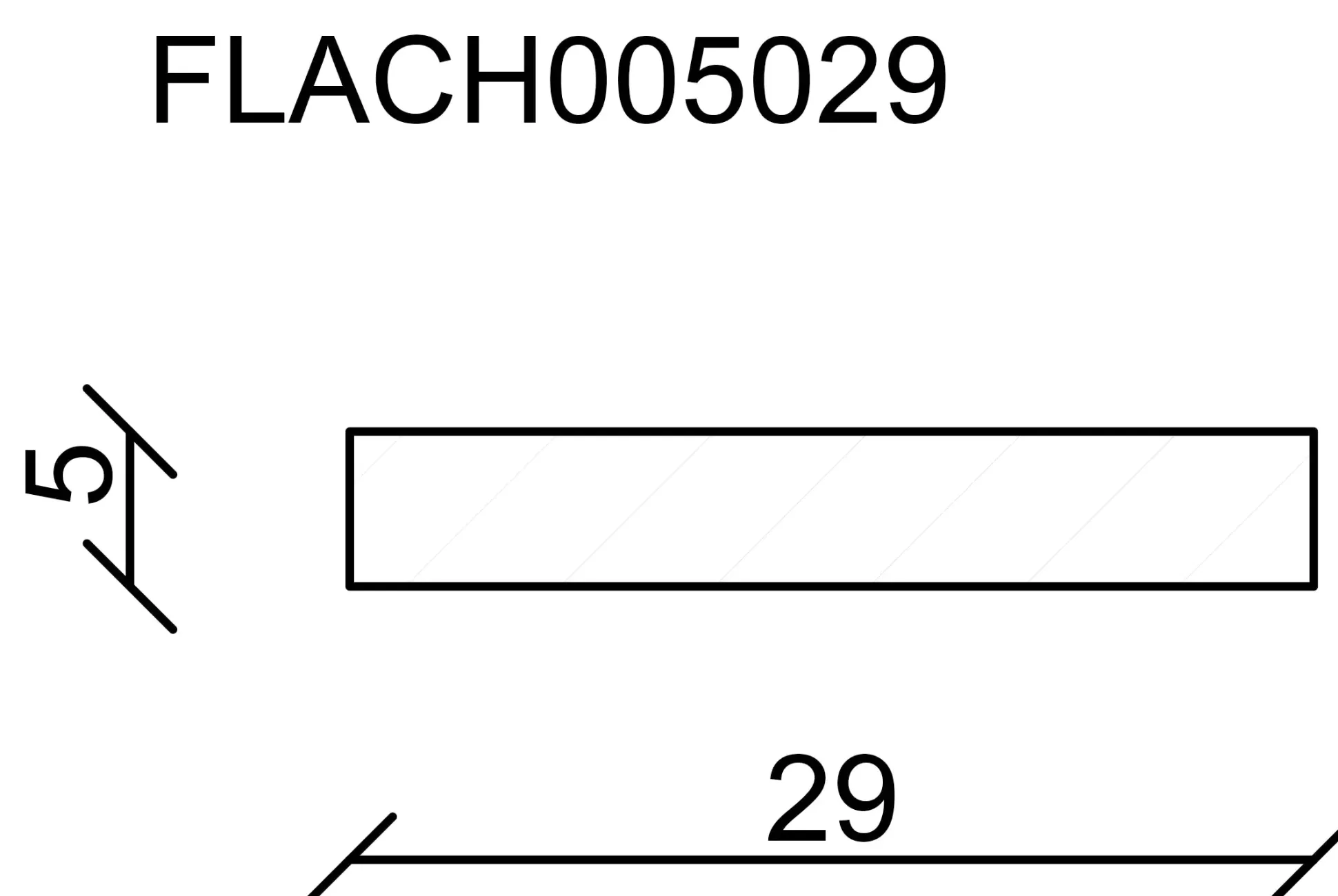 FN Neuhofer Flachleiste 240 cm 29 x 5 mm Fichte/Kiefer