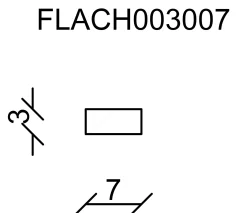 FN Neuhofer Flachleiste 100 cm 7 x 3 mm Fichte/Kiefer