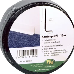 FN Neuhofer Fußleiste 1500 cm 50 x 15 mm schwarz