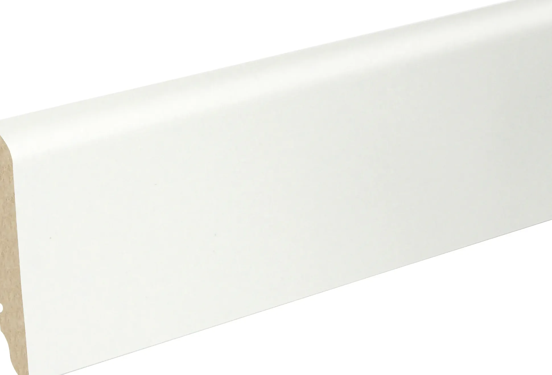 FN Neuhofer Fußleiste 240 cm 58 x 19 mm weiß