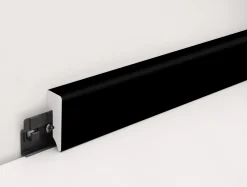 FN Neuhofer Fußleiste 240 cm 38,5 x 15 mm schwarz foliert