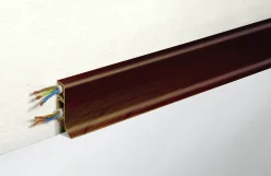 FN Neuhofer Klemmsockelleiste 250 cm 50 x 22,5 mm Wenge
