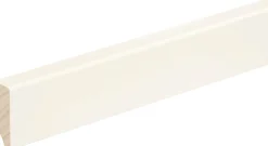 FN Neuhofer Sockelleiste eckig RAL9010 240 cm 40 x 16 mm Fichte/Kiefer