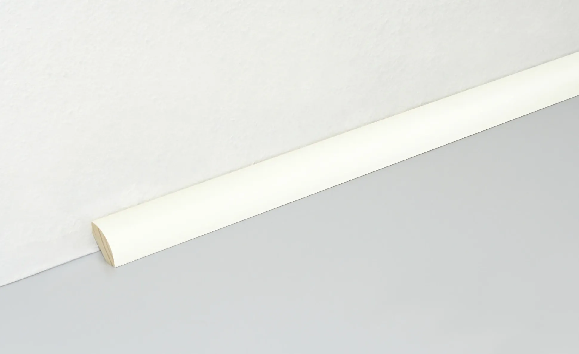 FN Neuhofer Viertelrundstab L0184 RAL9010 240 cm 14 x 14 mm