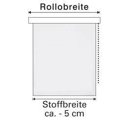 Gardinia EasyFix Doppelrollo grau 120 x 150 cm