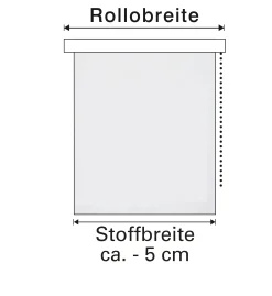 Gardinia EasyFix Doppelrollo grau 90 x 220 cm