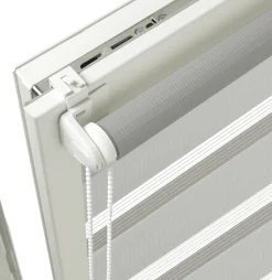 Gardinia EasyFix Doppelrollo grau 60 x 150 cm