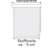 Gardinia EasyFix Doppelrollo weiß 90 x 150 cm