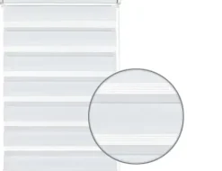 Gardinia EasyFix Doppelrollo weiß 60 x 150 cm