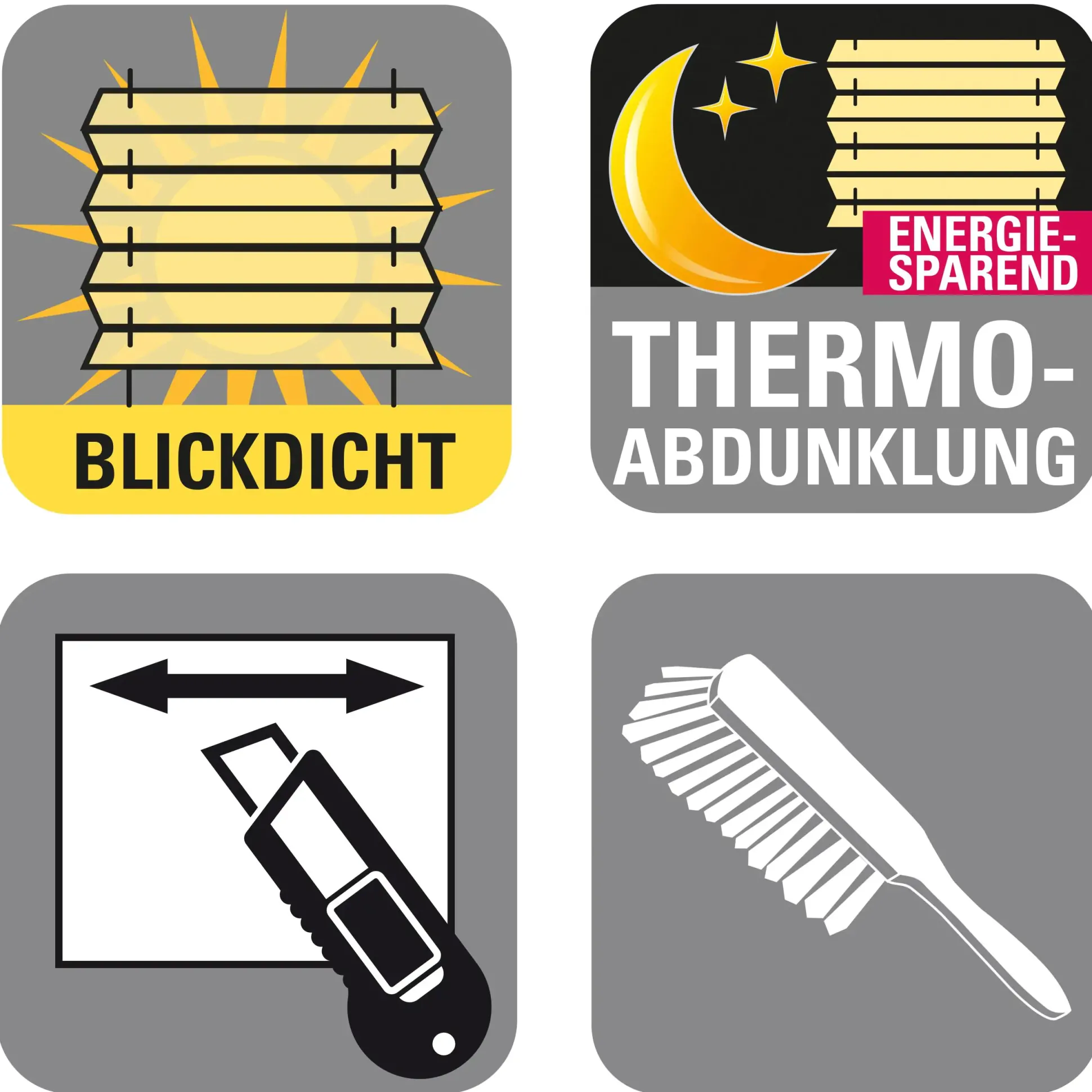 Gardinia EasyFix Plissee weiß Day+Night