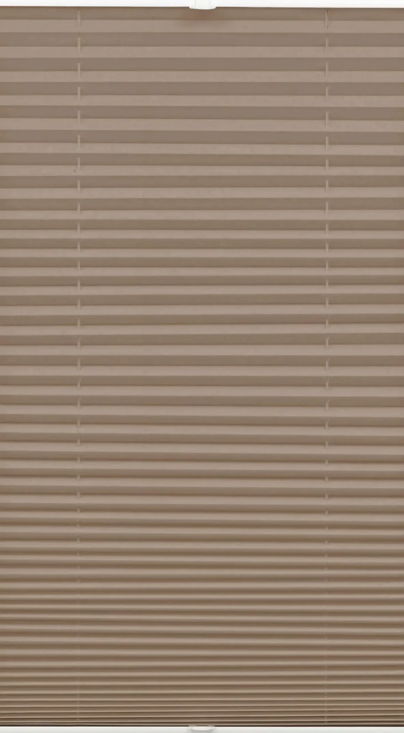 Gardinia EasyFix Plissee taupe 75x130 cm mit 2 Bedienschienen