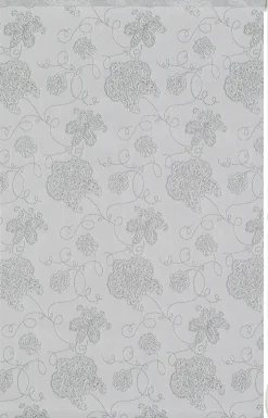 Gardinia EasyFix Rollo bestickt silber 60 x 150 cm