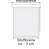 Gardinia EasyFix Rollo grau-melange 60 x 150 cm