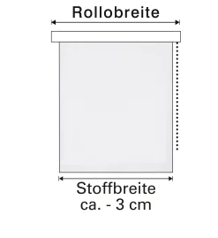 Gardinia EasyFix Rollo steingrau 60 x 150 cm