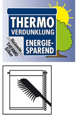Gardinia EasyFix Thermo Rollo grau 60 x 150 cm