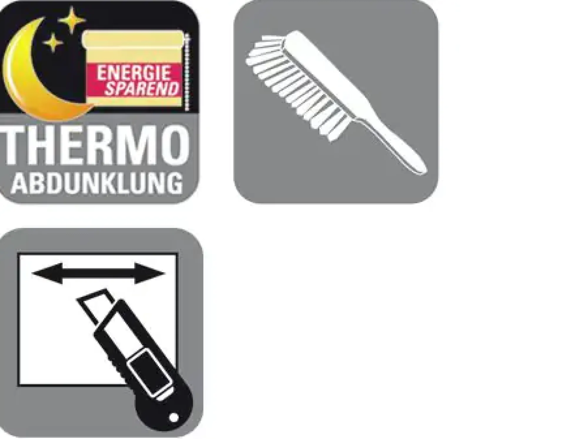 Gardinia EasyFix Thermo Rollo schiefer 60 x 150 cm