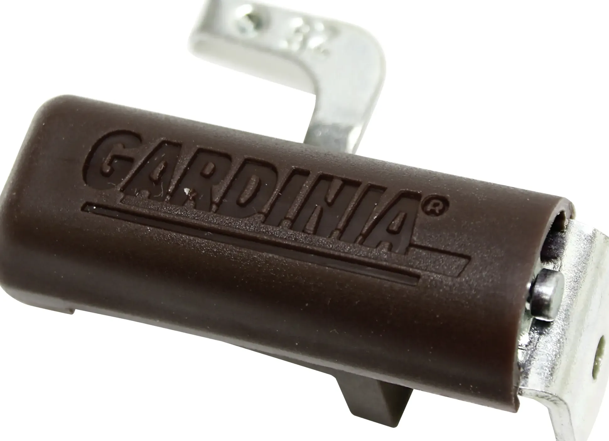 Gardinia Klemmträger für Aluminium-Jalousien braun, Metall, 2 Stück