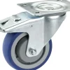 Geräte-Lenkrolle mit Totalfeststeller 80 x 32 mm Tragkr. 100 kg