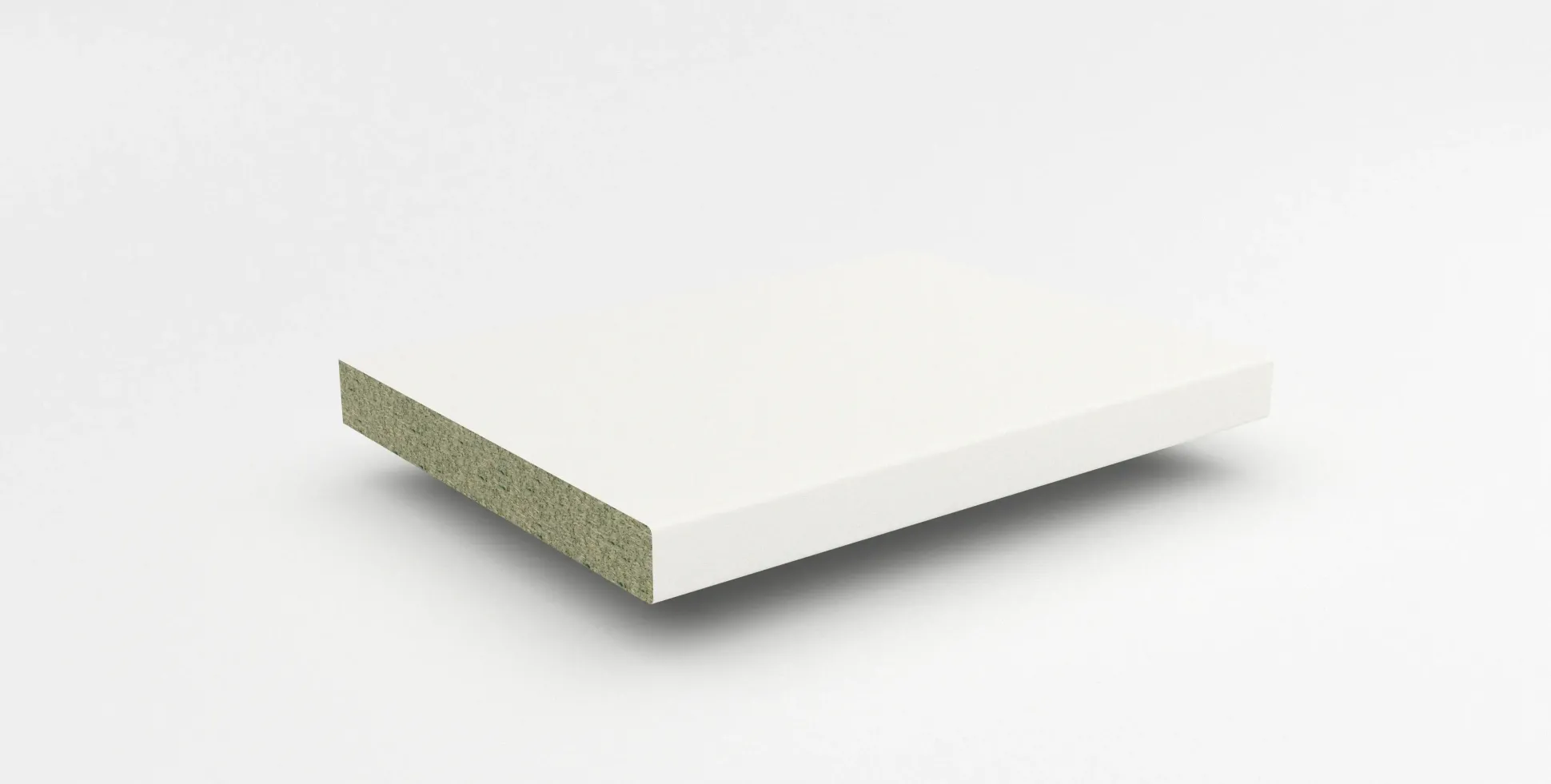 GetaElements Fensterbank InForm alpin weiß (A252CR) 4100 x 200 x 22,8 mm