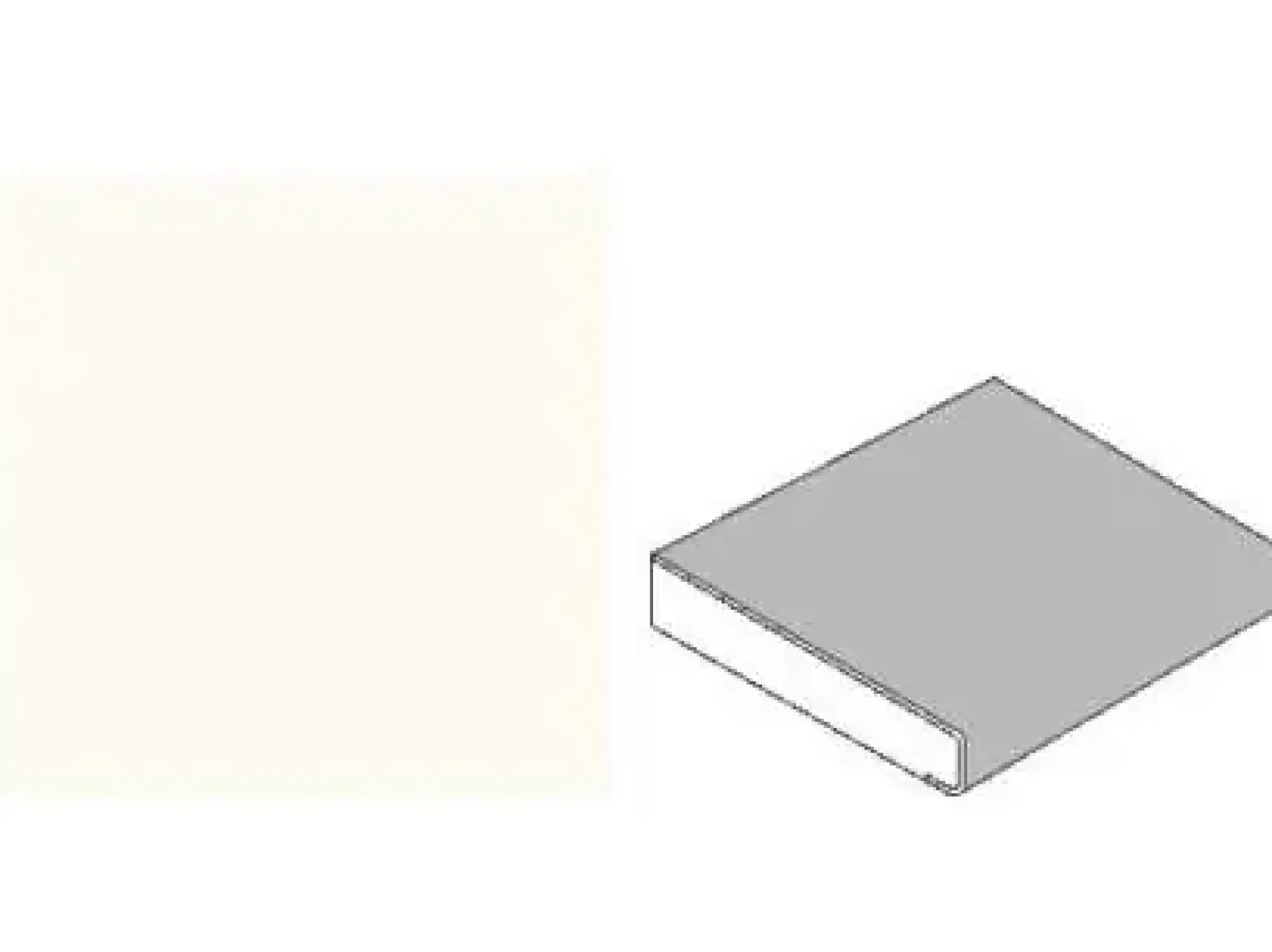 Getalit Fensterbank Holz InForm A252Cr 410 x 40 x 2,28 cm weiß