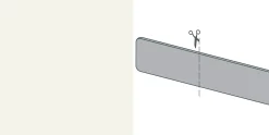Getalit InStyle-Blende Typ 4 weiß 405 x 41 x 5 mm