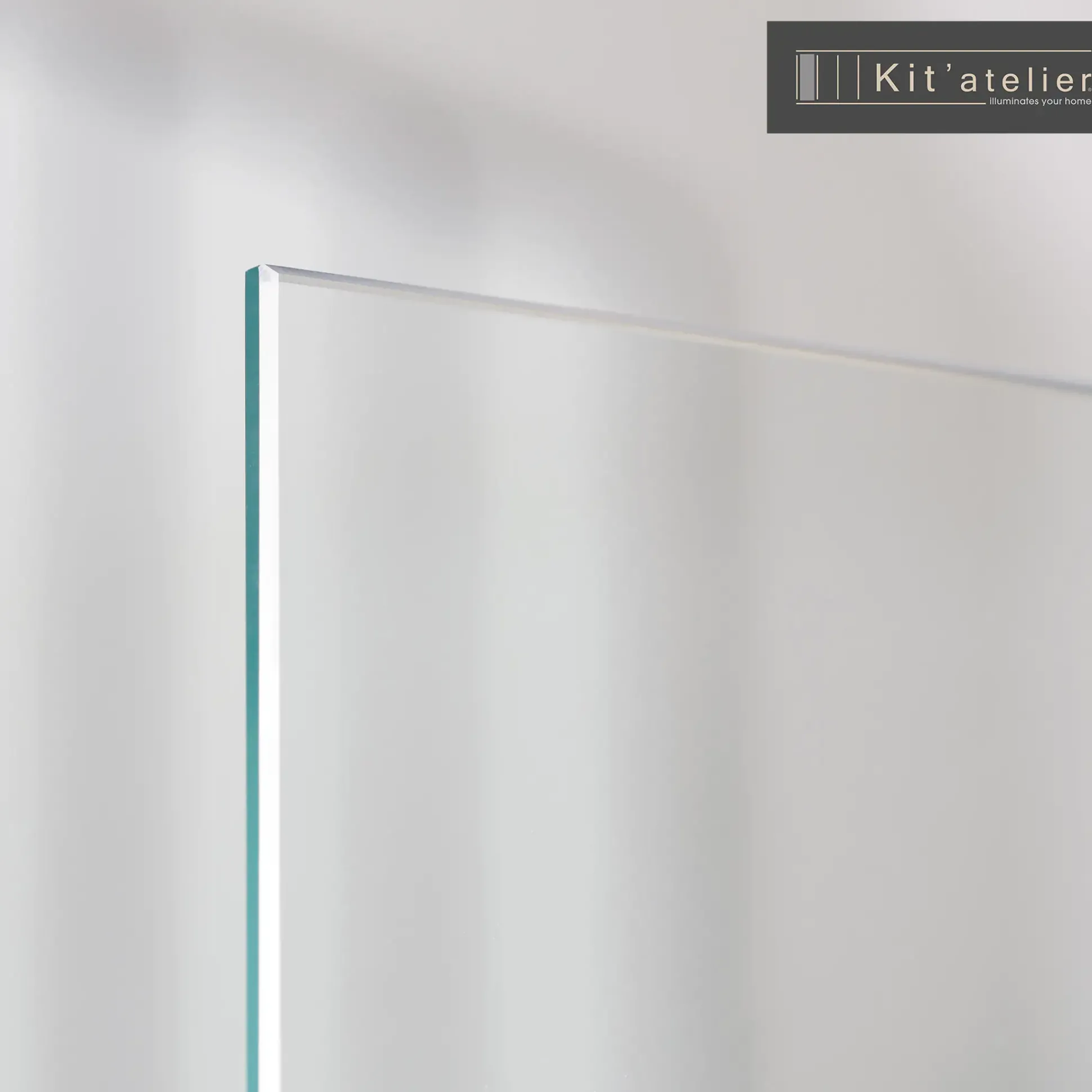 Glas für Trennwand Verriere Modulo 58,4 x 116,7 cm