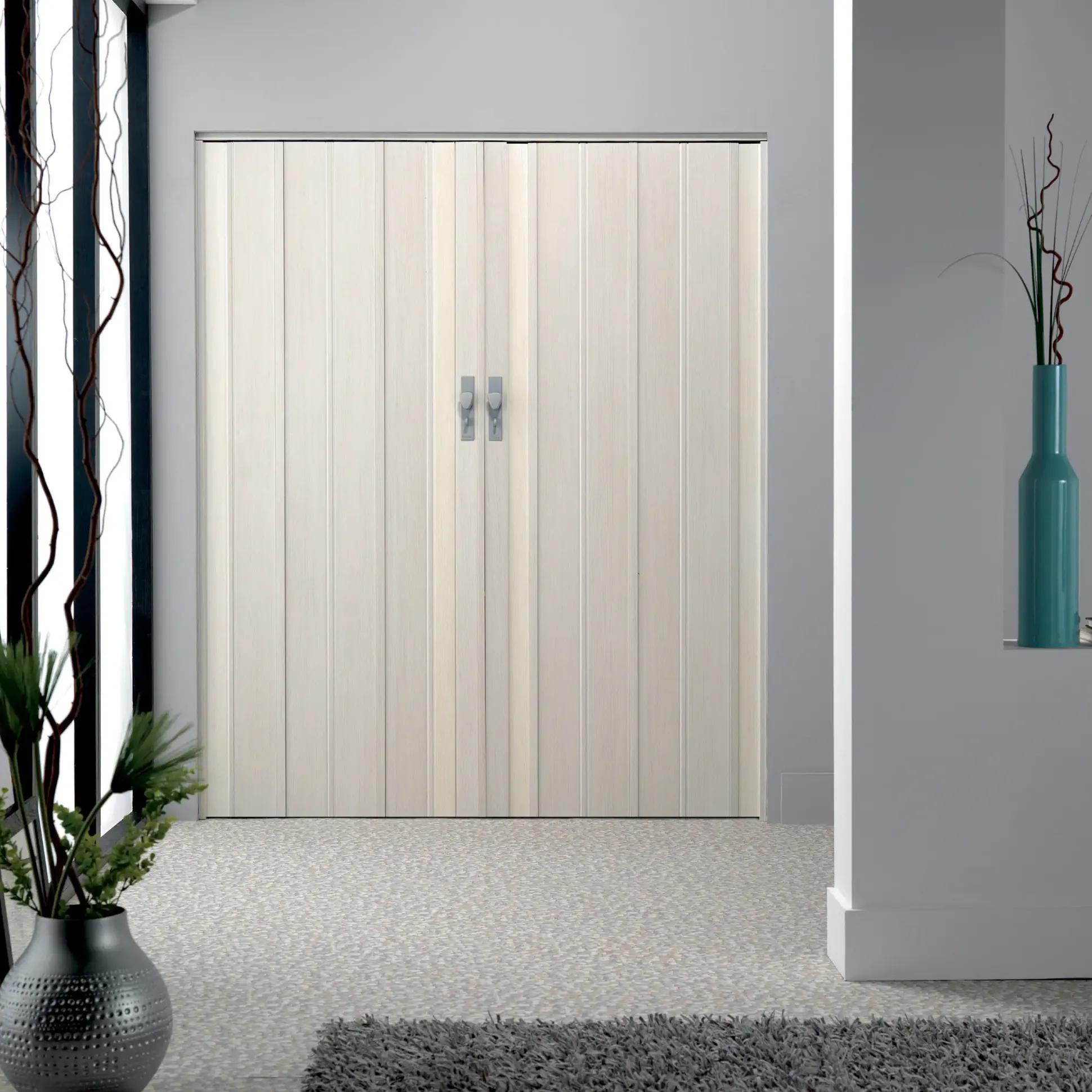 Grosfillex Falttüre Axia Esche weiß 84 x 205 cm