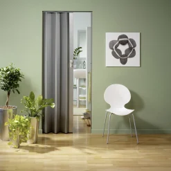Grosfillex Falttüre Spacy Aluminium Optik 84 x 205 cm