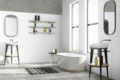 Grosfillex Kunststoffpaneel GX Wall+ White Stone 60 x 30 cm 5 mm