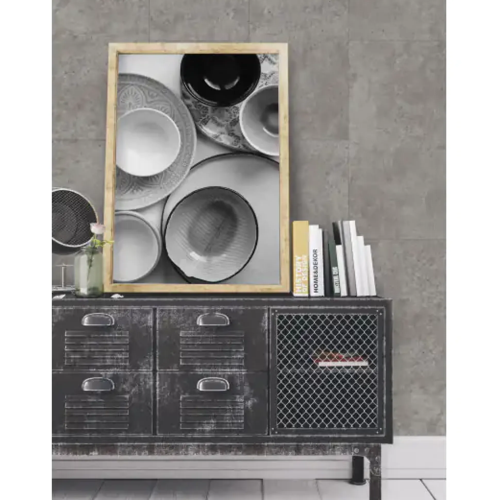 Grosfillex Kunststoffpaneel GX Wall+ Beige Concrete 60 x 30 cm 5 mm