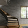 Grosfillex Kunststoffpaneele Element 120 x 37,5 cm 8 mm, Beton dunkel
