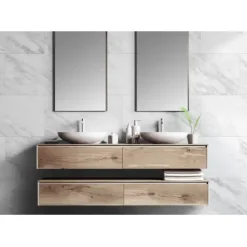 Grosfillex Kunststoffpaneel GX Wall+ White Marble 60 x 30 cm 5 mm