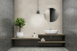 Grosfillex Kunststoffpaneel GX Wall+ Cream Slate 90 x 45 cm 5 mm