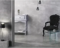 Grosfillex Kunststoffpaneel GX Wall+ Grey Cement Flower 90 x 45 cm 5 mm