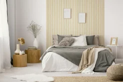 Grosfillex Wandpaneel Kunststoff LINIO 260 x 37,5 cm 8 mm Bright Ash 3 Stück