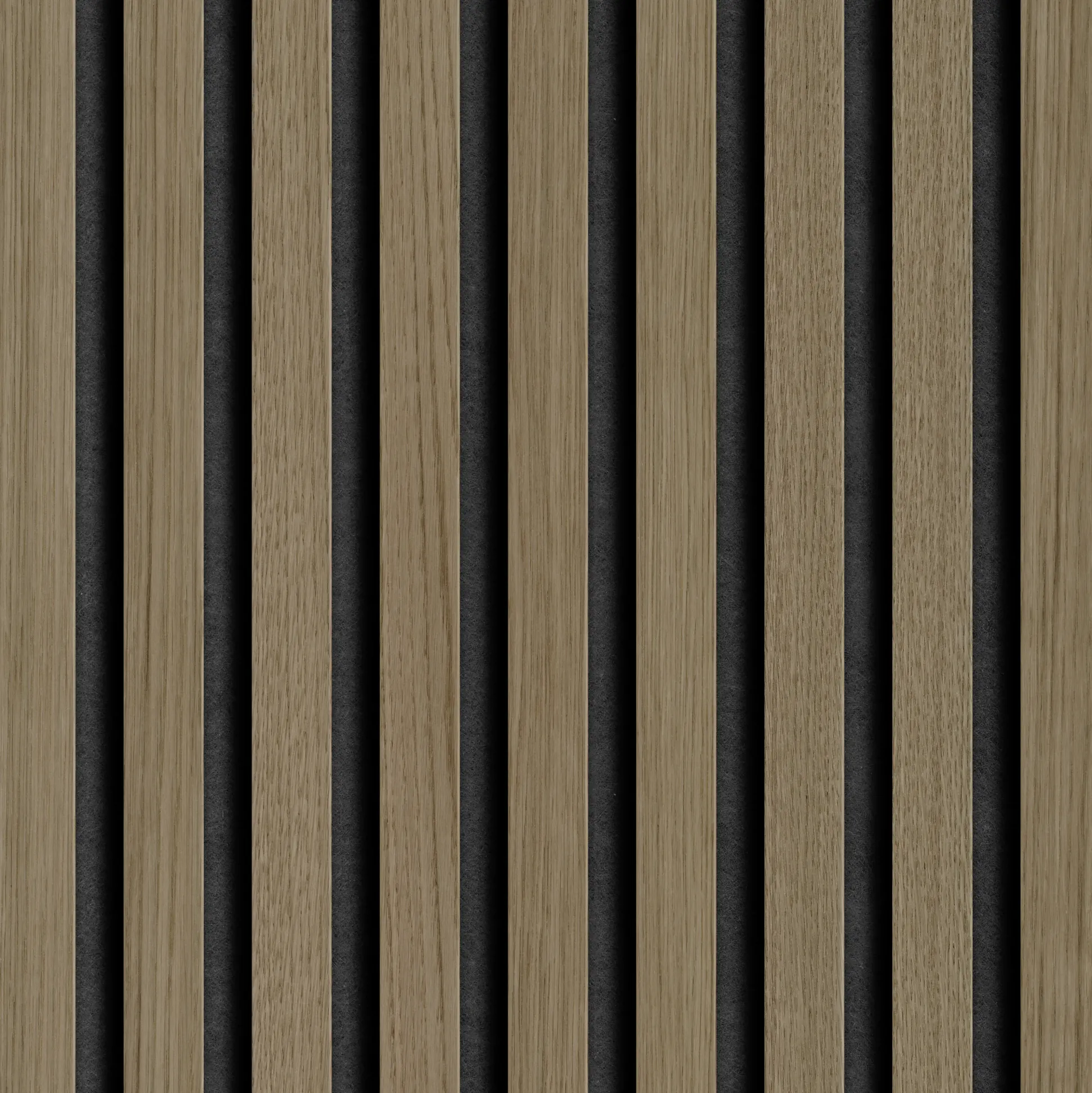 Grosfillex Wandpaneel Kunststoff LINIO 260 x 37,5 cm 8 mm Walnut 3 Stück