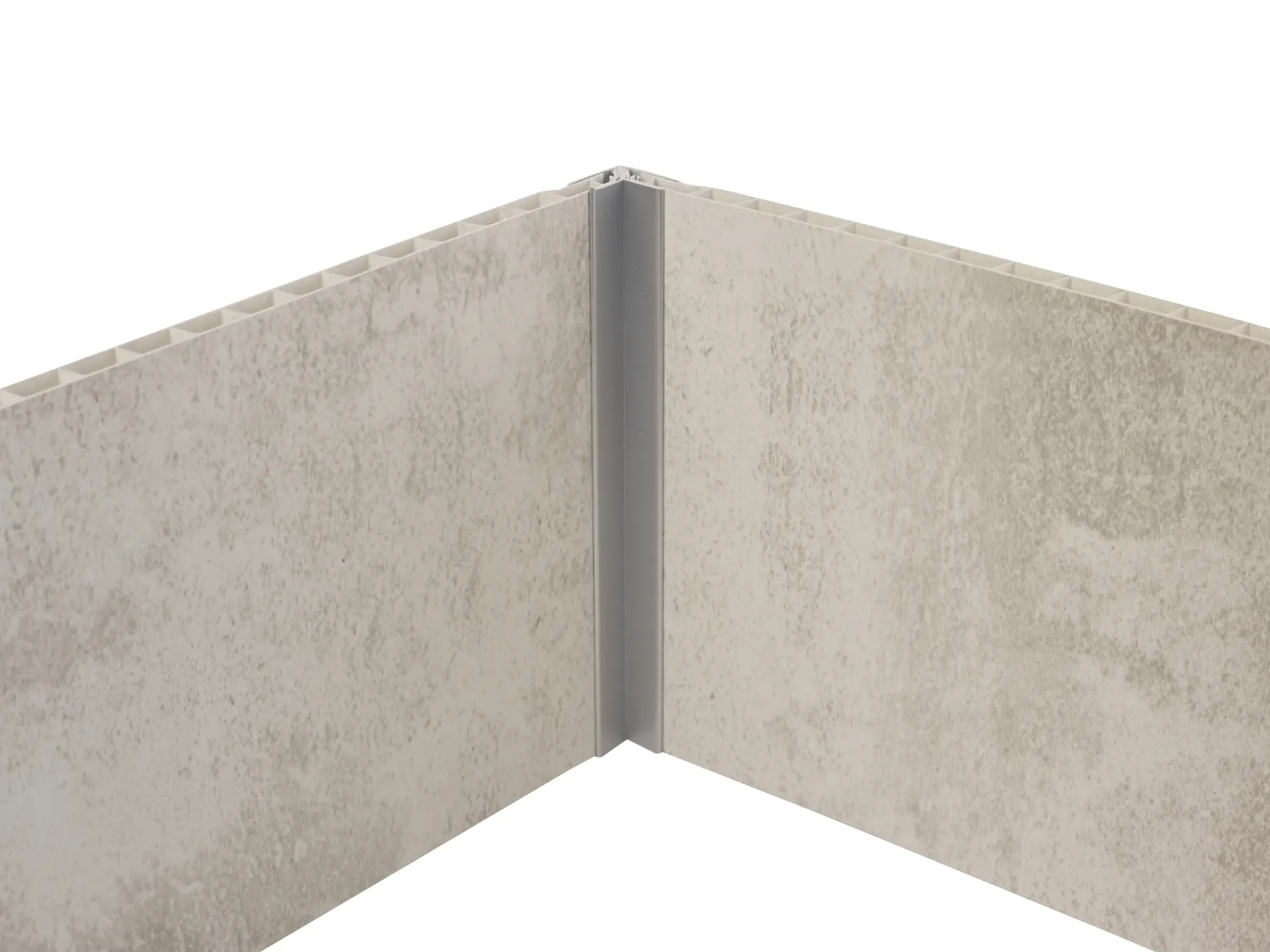 Grossfillex Innen/Außenwinkel für Paneele 5-8 mm Stärkte 260 cm lang alufarben