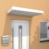 Gutta Rechteckvordach NM 150 Aluminium weiß, Kunststoff weiß