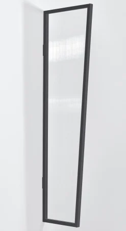 Gutta Seitenblende B1 Aluminium anthrazit, Polycarbonat klar