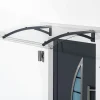 Gutta Vordach PT Secco 150 Aluminium anthrazit, Polycarbonat klar