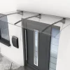 Gutta Vordach PT Secco 200 anthrazit, Polycarbonat klar