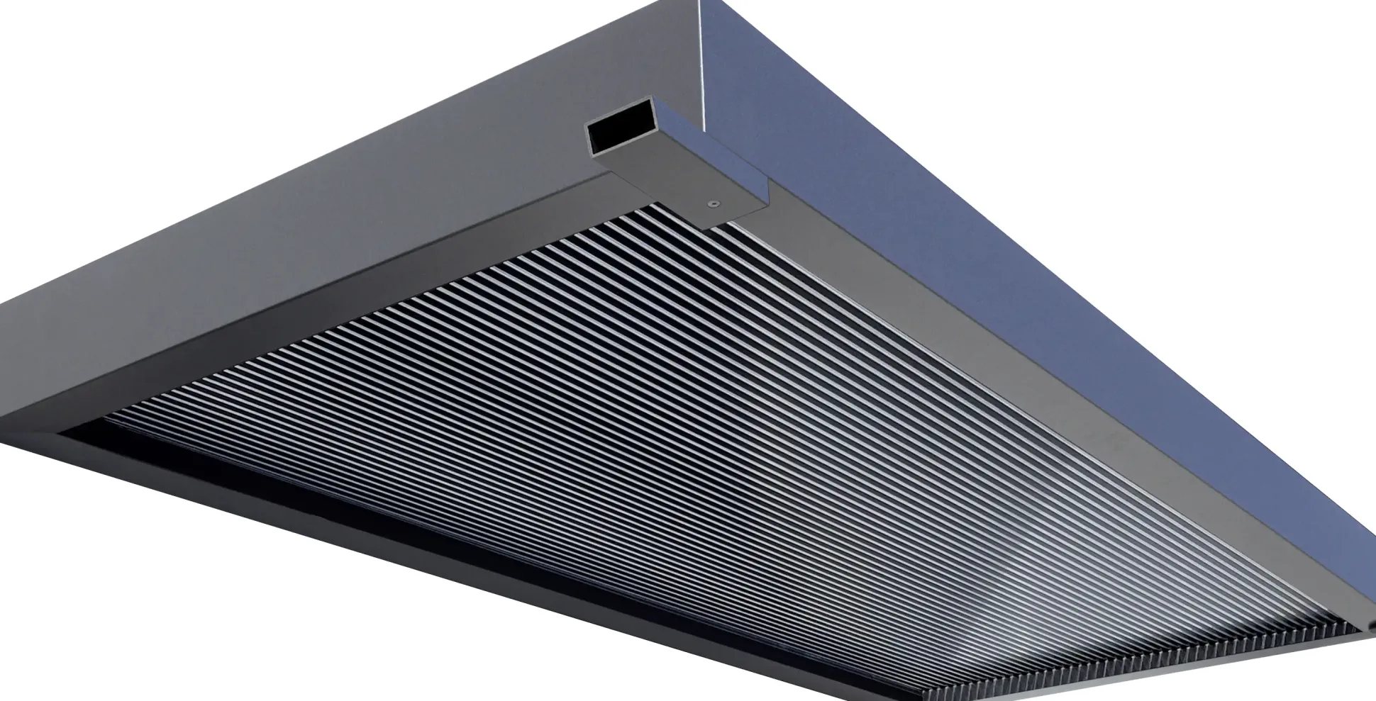 Gutta Vordach Rechteckvordach 200 x 90 x 12,5 cm anthrazit BS 3D-LINE