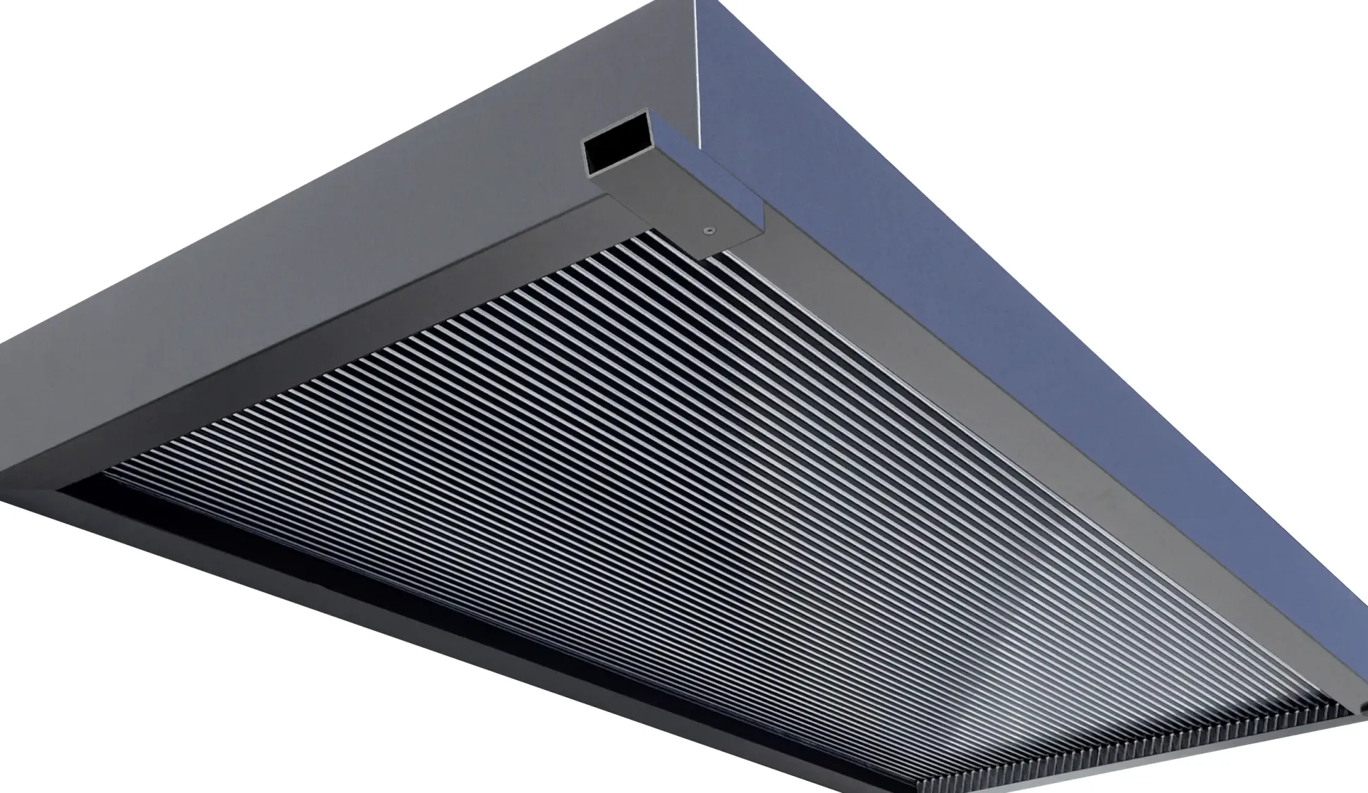Gutta Vordach Rechteckvordach 160 x 90 x 12,5 cm anthrazit BS 3D-LINE